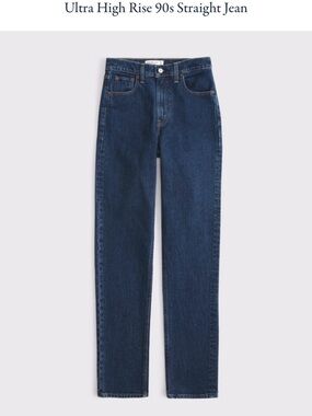 Abercrombie & Fitch The 90’s Straight Ultra High Rise |2|